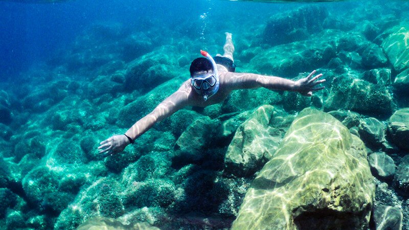 Snorkeling in Eygpt.