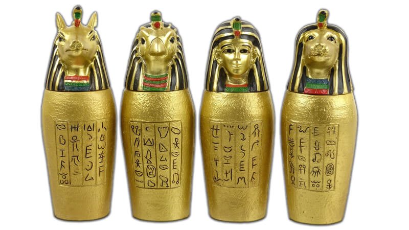 canopic jars