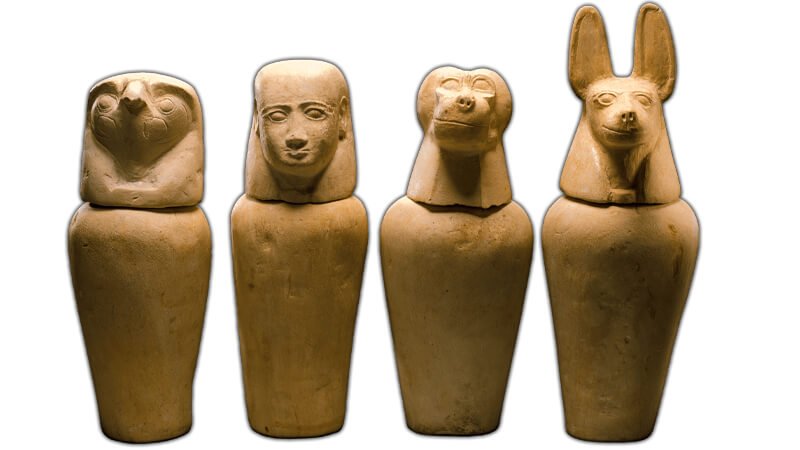canopic jars